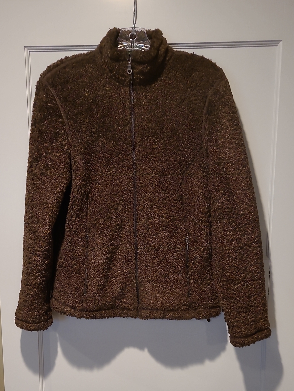 Cabela's Brown Teddy Sherpa Full-Zip Jacket